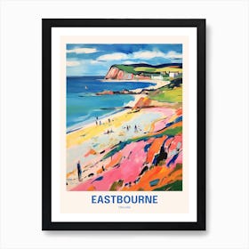 Eastbourne England 3 Uk Travel Poster Art Print