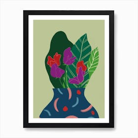 Sweet Peas Art Print