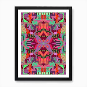 The Jester And The Butterfly Art Print