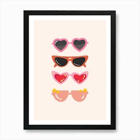 Valentine'S Day Sunglasses Poster