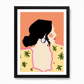 Profile Art Print