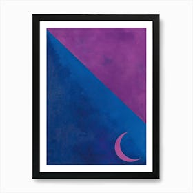 Moon And The Stars Art Print