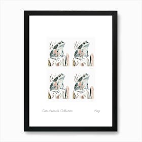 Cute Animals Collection Frog 4 Art Print