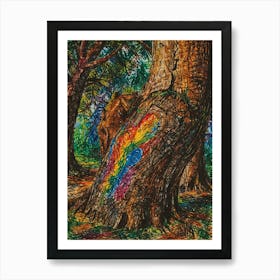 Heart Of The Forest 4 Art Print