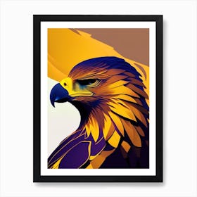 Golden Eagle Pop Matisse 2 Bird Art Print