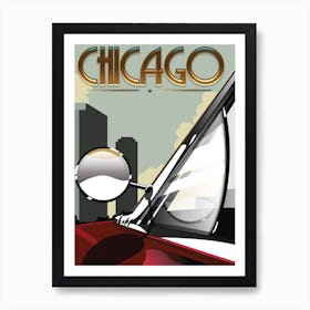 Chicago Automibile Poster