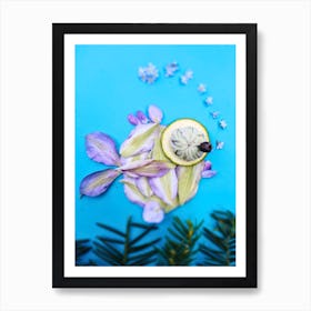 Lilac Fish Art Print