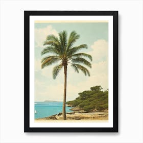 Cala Salada Ibiza Spain Vintage Art Print