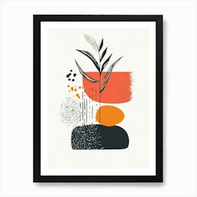 Abstract Plant Vector Illustration Art Print