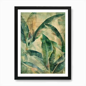 Tropical Leaves 101 Art Print