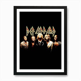 Def Leppard 1 Art Print