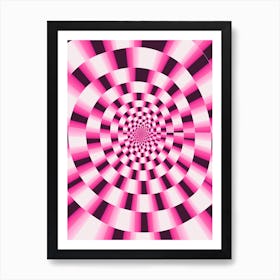 Pink Kaleidoscope Art Print