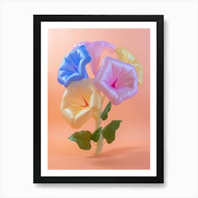 Dreamy Inflatable Flowers Morning Glory 2 Art Print