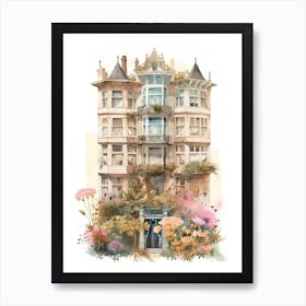 House Of Flowers San Francisco 1 Art Print