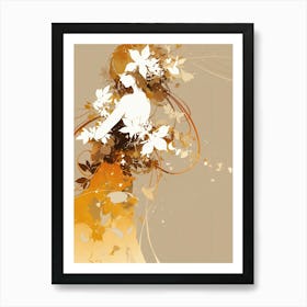 Autumn Woman Art Print