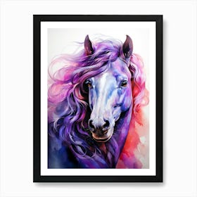 Horse Painting Art Print