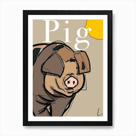 The Pig Art Print