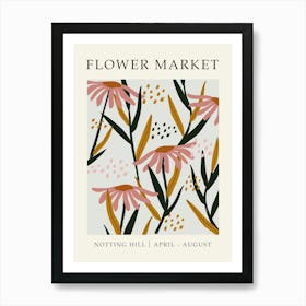 Flower Market Notting Hill Print Art Print