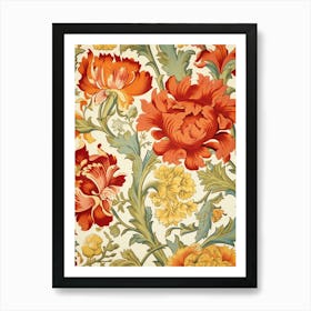 Floral Wallpaper 7 Art Print