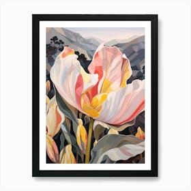 Tulip 1 Flower Painting Art Print