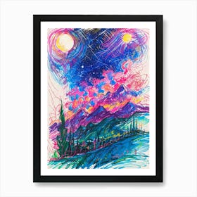 Starry Night 11 Art Print