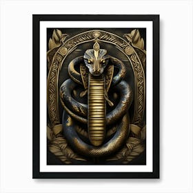 Egyptian Snake Art Print