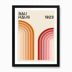 Bauhaus Rainbow 1 Art Print