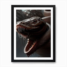 Nightmare Snake Art Print