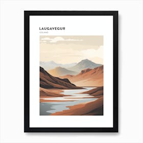 Laugavegur Iceland 4 Hiking Trail Landscape Poster Art Print