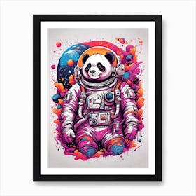 PANDA ASTRONAUT Art Print