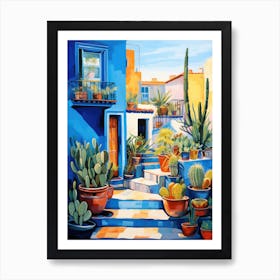 Cactus Garden - Bohemian Art 2 Art Print