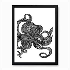 Barnacle Octopus Art Print