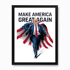 Trump Make America Great Again Art Print Poster Painting Art Print