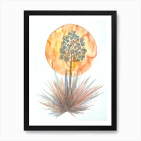 Yucca In Bloom Art Print
