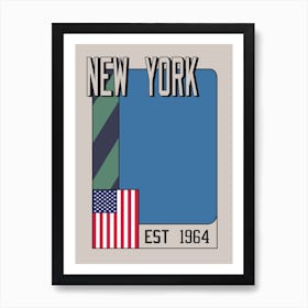 New York 90s Art Print