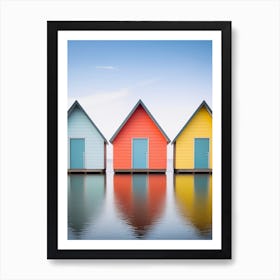 Colorful Houses On The Water 1 Art Print