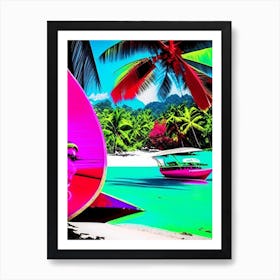 Koh Kood Thailand Pop Art Photography Tropical Destination Art Print