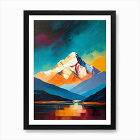 Mountain Reflection Art Print