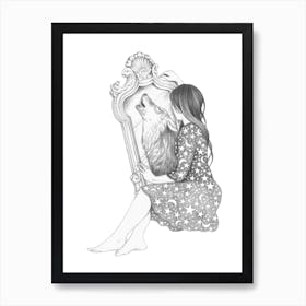 Through The Looking Glass Art Print