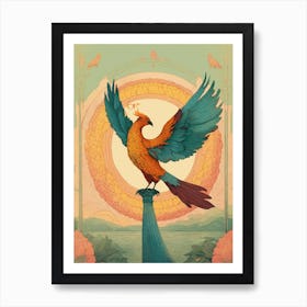 Phoenix Boho Art Print