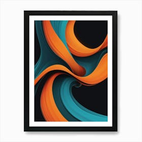 Abstract Swirls 4 Art Print