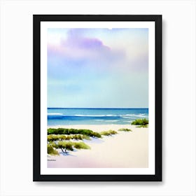 Myrtle Beach 3, South Carolina Watercolour Art Print