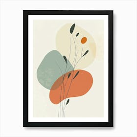 Abstract Flower Painting Art Print