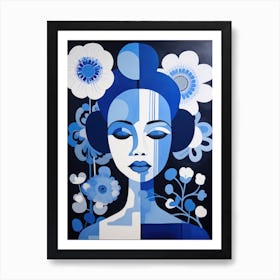 Blue Flower 2 Art Print