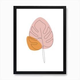 Tropical Leaf Art Print