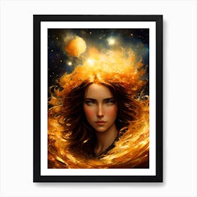 Fire And Ice Art Print