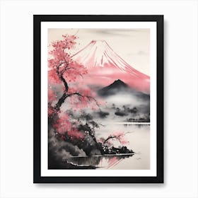 Fuji Scenery Art Print