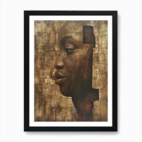 Face Of A Woman 57 Art Print