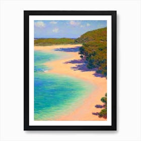 Coral Bay Beach Australia Monet Style Art Print