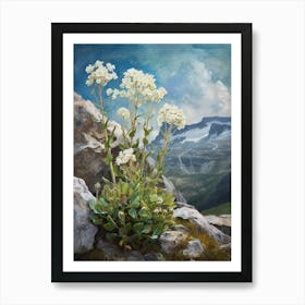 Mountain Spleenwort Painting 1 Art Print